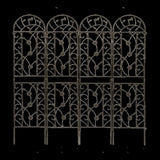 4 Pack Metal Garden Trellis 86.7" x 19.7" Rustproof Trellis for Climbing Plants Outdoor Flower W1586P243845