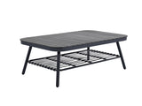 4-Piece Outdoor Patio Furniture Set, Metal Chairs with Woven Rope U-Shaped Backrest,Outdoor N780P209458G