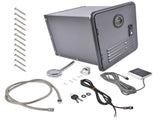 RV Tankless Water Heater 42000 BTU Gas Water Heater Remote Control 15"x15" Black 24291195