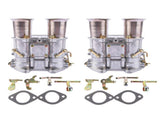 2X Carburetors Twin Choke Replacement for 45 DCOE Weber 152 4 Cyl 6 Cyl V8 Engines 19600.060 62843618