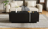 U-Can 47.2''-72.7'' Extendable Table, Multi-Functional Table with High-Gloss Finish, N724P292070B