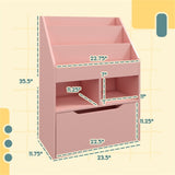 Kids Shelf Book/Storage Cabinet-Pink 14312848