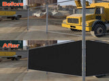 5'X50' Black HDPE Fence 58573176
