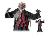 8.2ft Animatronic Werewolf Halloween Decor Realistic Fur, Scary Howls, Red Flashing LEDs, 18608033