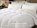 2-Pack Large White Plaid Duvet Inserts. Soft and comfortable with skin-friendly warmth. Suitable for 77377369