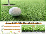 8 x 5 ft Green PP Artificial Turf Roll , Weather & Fade Resistant Low Grass Carpet for 75307819