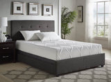 10-inch Full Size Bed Mattress Gel-Infused Memory Foam Mattress, Firm, White, Mattress in a Box B011P248235