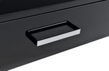Coleen Black High Gloss & Chrome Finish Writing Desk B2726P315589