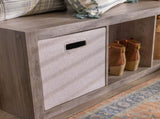 3 Cube Storage Organizer, Rustic Gray 11767375