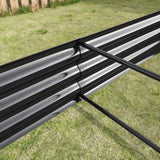 ZNTS Raised Garden Bed Kit - Metal Raised Bed Garden7.6x3.7x0.98ft for Flower Planters, Vegetables Herb 97729335