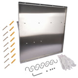 Range with Shelf 30 x 30.7 Inch Range Hood Wall Shield for Range Hood Stainless 80373851
