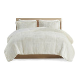 Full/Queen Shaggy Long Fur Comforter Mini Set B03595903