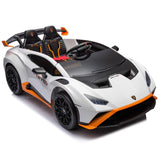 ZNTS Lamborghini Huracan Sto 24V Kids Electric Ride-On Drift Car: Speeds 1.86-5.59 MPH, Ages 3-8, Foam W1396P155007