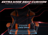 Video Game Chairs for Adults, PU Leather Gaming Chair with Footrest, 360&degSwivel Adjustable Lumbar 68375050