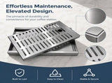 Stainless Steel Tray for Beer Machine & Coffee Machine, Food Grade 304 Steel Removable Cover 77926235