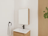 20'' Bathroom Mirror Cabinet with Storage,Wall Mounted Medicine Cabinet with Mirror Door,Adjustable W999P470282