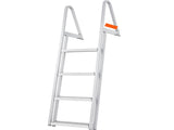 Dock Ladder, Removable 4 Steps, 350 lbs Load Capacity, Aluminum Alloy Pontoon Boat Ladder with 4'' T3342P492229