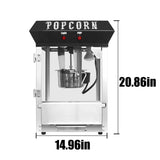 Bar Style Popcorn Machine, 4-Ounce Popcorn Maker Popper, Black 63950174