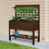 Wooden PlanterFlower shelf,Wood Planter Box,Wooden Garden Box 46885743