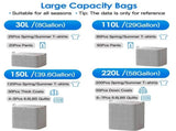 Foldable Clothing Storage Bags, NonWoven Fabric Closet Organizers in 858 Gallon Sizes, with 82904890