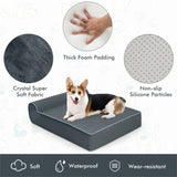 ZNTS Orthopedic Dog Bed Dog Sofa with Headrest and Removable Washable Cover 35691235