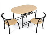 PVC Breakfast Table Chair Plus Version Burlywood 11121292