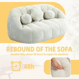 COOLMORE Bean Bag sofa Lazy Sofa Durable Comfort Lounger High Back Bean Bag Chair Couch for Adults W395P199616