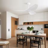 38 Inch Ceiling Fan Without Light, Modern Indoor Outdoor Ceiling Fans with DC Motor Remote Control W882P164174