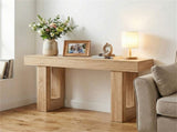 63" Farmhouse Console Table, Narrow Entryway Table with Spacious Bottom Storage 85297604