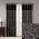 Jacquard Curtain Panel Pair B03598268