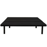 Upholstered Twin Size Platform Bed Frame for Bedrooms, Guest Rooms, Apartments, Dorms, Space Saving, B011P198401