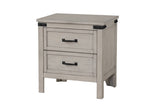 Two Drawer Nightstand, Mountain Mist Finish B108P193068