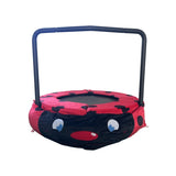 ZNTS XTP003 Assembled children's trampoline happy expression outdoor indoor dual-use ladybug black W171194394