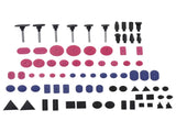 89pcs Paintless Dent Removal Rods Stainless Steel Rod Tool Dent Repair Kits 03327944