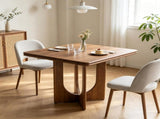 31.5 Inch Square Dining Table for 2 to 4 People, Wood Kitchen Table 05649566