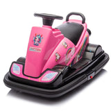 12V Kids Ride On Motor Bumper Car,integrating system,Rotate 360 degrees in place,Collision triggers W1396P178742
