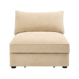 Armless sofa Velvet - Wheat W3041P293493