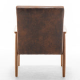 25.38'' Wide Classic Mid-Century Modern Arm Chair, Light Brown B2735P271017