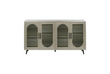 TV Stand 65 Inch TV, Wood TV Stand with Storage Cabinet & Adjustable Shelves, Media TV Console W1445139547