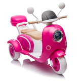 12V Two-seater Kids Ride On Electric Motorcycle,Three Wheels Kids toy with Slow Start,Multi-function W1578P208327