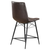 Brown Tufted Counter Height Stool B062P153530