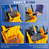 Mop Water Bucket Wringer Cart 06181299