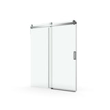 56" - 60" W x 76" H Frameless Soft-closing Single Sliding Shower Door, 3/8" Tempered Glass W1573104180