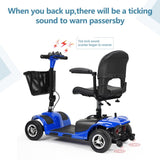 ZNTS 4 Wheel Mobility Scooter for Seniors, Electric Power Wheelchair with Lights and Long Range Battery 25285370