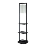 16.5x17x74" Two Tiered Vertical Shelving Stand with Light W2078P340346