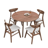42.01 Inch Saving Place Table,Wooden Dining Table 4 Persons,Modern Design Round Kitchen Table W2582P197668