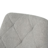 Modern teddy velvet fabric golden leg living room furniture dining, gold-plated five-claw W210P228615