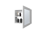 White Medicine Cabinet with Included Mirror B062P252174