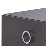 Espresso 2-Drawer Rectangular Accent Table B062P181401