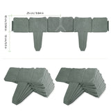Garden Edging Border,Imitation Stone Effect Garden Lawn Border,No Dig Flexible Lawn Edging and 47065926